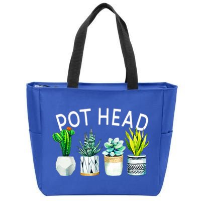 Pothead Love Plant Gardener Pothead Succulent Zip Tote Bag