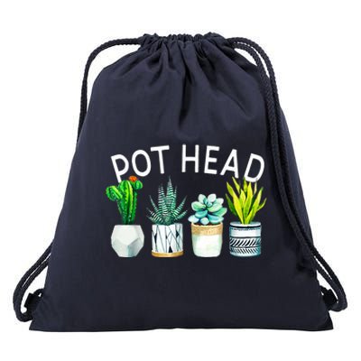 Pothead Love Plant Gardener Pothead Succulent Drawstring Bag