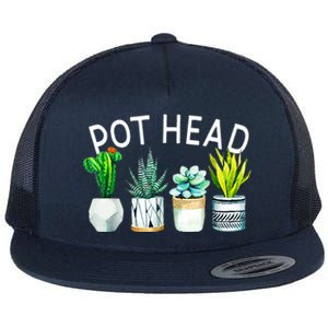 Pothead Love Plant Gardener Pothead Succulent Flat Bill Trucker Hat