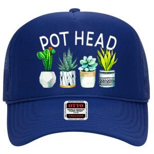 Pothead Love Plant Gardener Pothead Succulent High Crown Mesh Back Trucker Hat