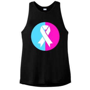 Pro Life Pregnancy Infant Loss Awareness Protect Life Anti Abortion Ladies PosiCharge Tri-Blend Wicking Tank