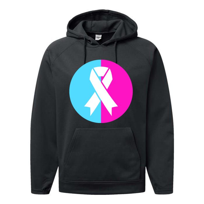 Pro Life Pregnancy Infant Loss Awareness Protect Life Anti Abortion Performance Fleece Hoodie