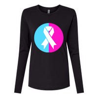 Pro Life Pregnancy Infant Loss Awareness Protect Life Anti Abortion Womens Cotton Relaxed Long Sleeve T-Shirt