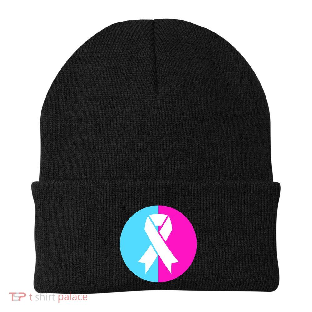 Pro Life Pregnancy Infant Loss Awareness Protect Life Anti Abortion Knit Cap Winter Beanie