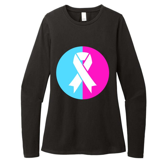 Pro Life Pregnancy Infant Loss Awareness Protect Life Anti Abortion Womens CVC Long Sleeve Shirt