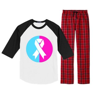 Pro Life Pregnancy Infant Loss Awareness Protect Life Anti Abortion Raglan Sleeve Pajama Set