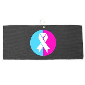 Pro Life Pregnancy Infant Loss Awareness Protect Life Anti Abortion Large Microfiber Waffle Golf Towel