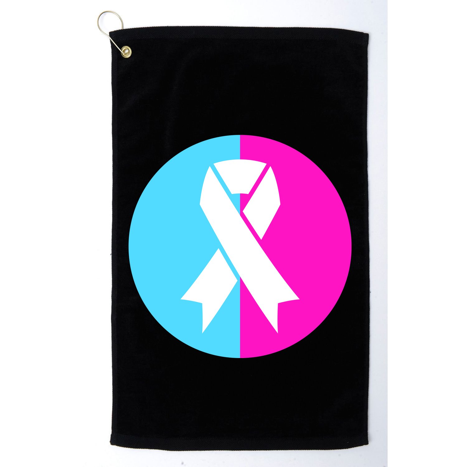 Pro Life Pregnancy Infant Loss Awareness Protect Life Anti Abortion Golf Towel