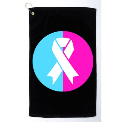 Pro Life Pregnancy Infant Loss Awareness Protect Life Anti Abortion Platinum Collection Golf Towel