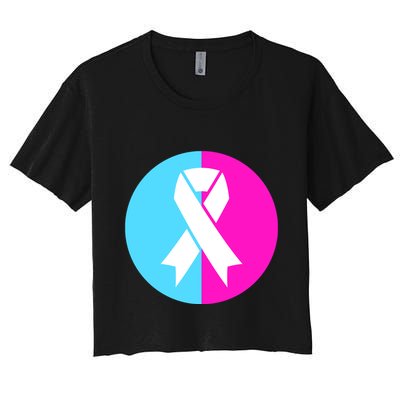 Pro Life Pregnancy Infant Loss Awareness Protect Life Anti Abortion Crop Top