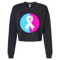 Pro Life Pregnancy Infant Loss Awareness Protect Life Anti Abortion Cropped Pullover Crew