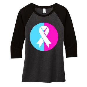 Pro Life Pregnancy Infant Loss Awareness Protect Life Anti Abortion Women's Tri-Blend 3/4-Sleeve Raglan Shirt