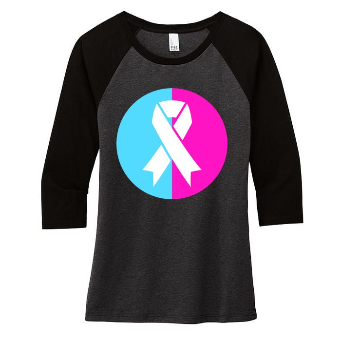 Pro Life Pregnancy Infant Loss Awareness Protect Life Anti Abortion Women's Tri-Blend 3/4-Sleeve Raglan Shirt