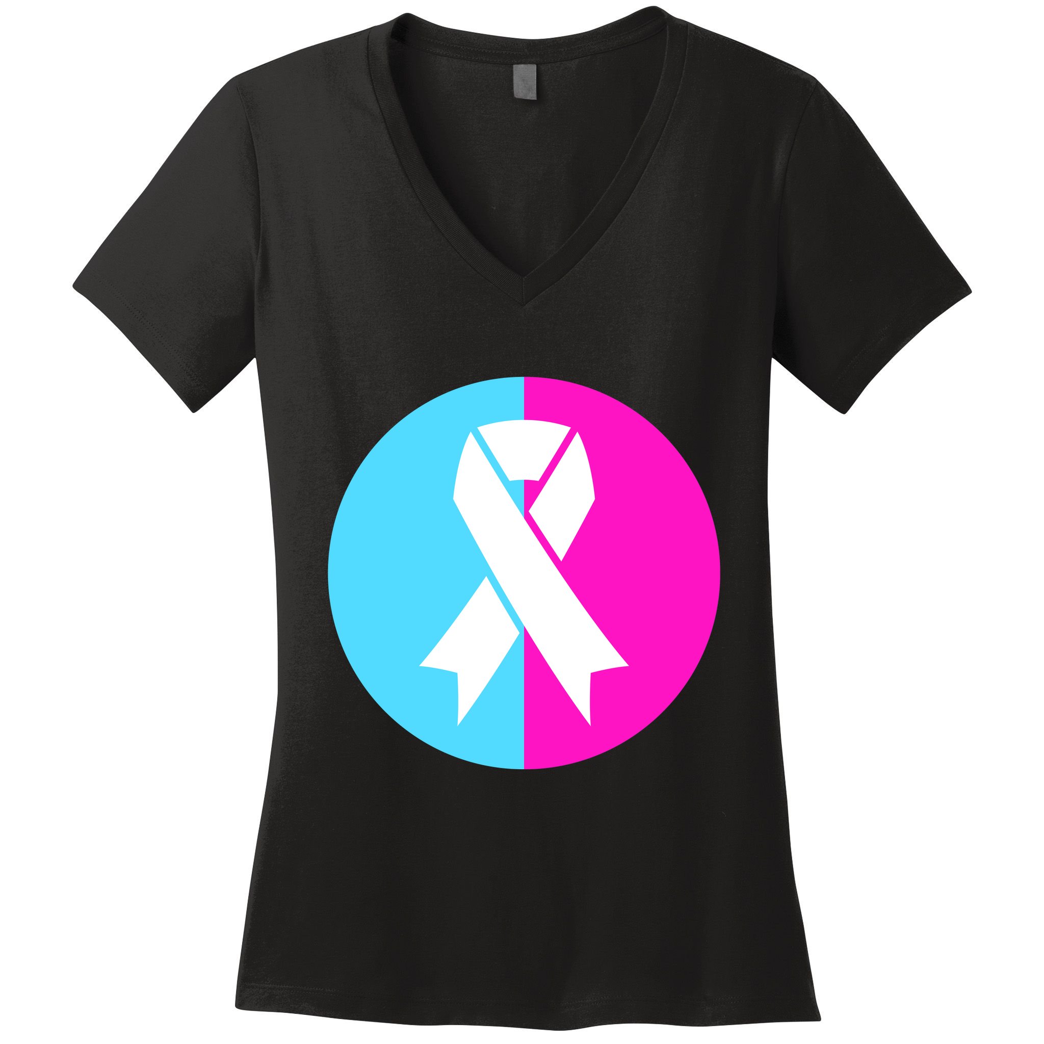 Pro Life Pregnancy Infant Loss Awareness Protect Life Anti Abortion Women's V-Neck T-Shirt