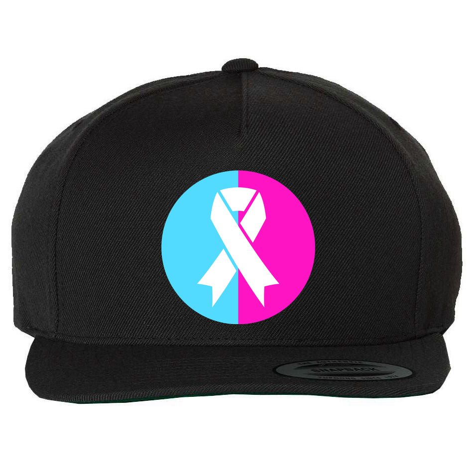 Pro Life Pregnancy Infant Loss Awareness Protect Life Anti Abortion Wool Snapback Cap