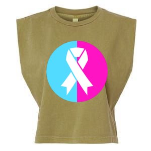 Pro Life Pregnancy Infant Loss Awareness Protect Life Anti Abortion Garment-Dyed Women's Muscle Tee