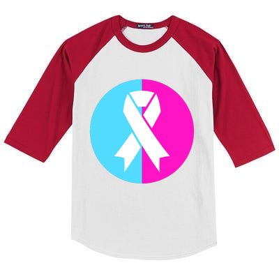 Pro Life Pregnancy Infant Loss Awareness Protect Life Anti Abortion Kids Colorblock Raglan Jersey