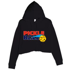 Pickleball League Crop Fleece Hoodie