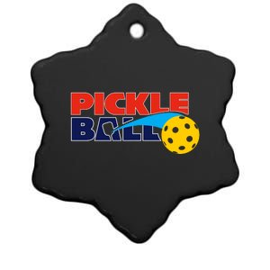 Pickleball League Ceramic Star Ornament