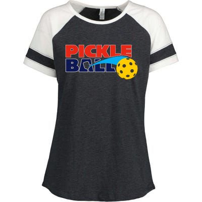 Pickleball League Enza Ladies Jersey Colorblock Tee