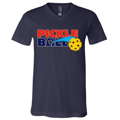 Pickleball League V-Neck T-Shirt