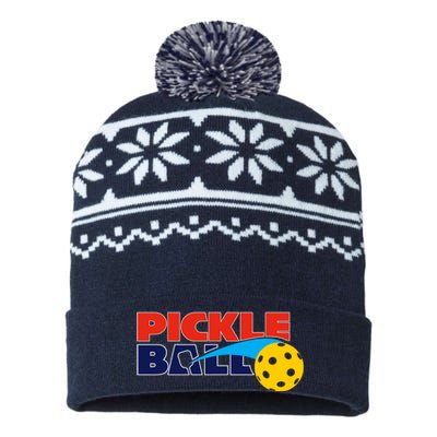 Pickleball League USA-Made Snowflake Beanie