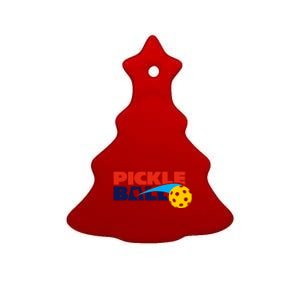 Pickleball League Ceramic Tree Ornament