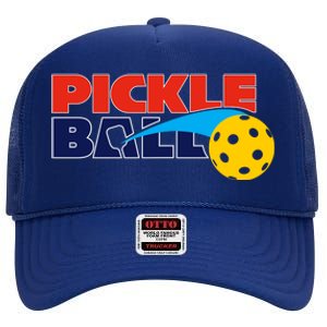 Pickleball League High Crown Mesh Back Trucker Hat