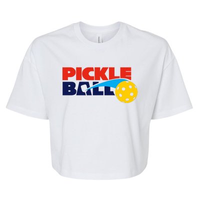 Pickleball League Bella+Canvas Jersey Crop Tee