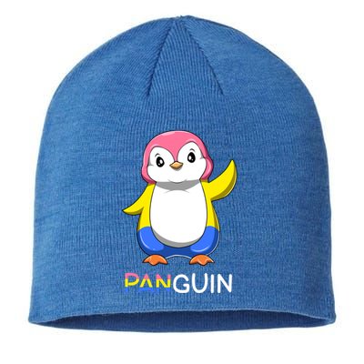 Pansexual Lgbtq Penguin A Colorful Pansexual Animal Gift Sustainable Beanie