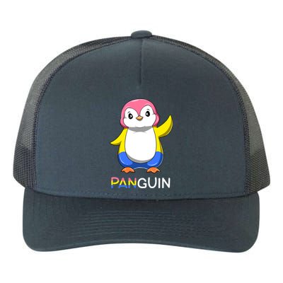 Pansexual Lgbtq Penguin A Colorful Pansexual Animal Gift Yupoong Adult 5-Panel Trucker Hat