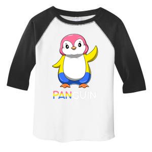 Pansexual Lgbtq Penguin A Colorful Pansexual Animal Gift Toddler Fine Jersey T-Shirt