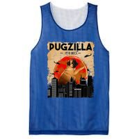 Pug Lover Pugzilla Funny Pug Funny Dog Pug Art Pug  Mesh Reversible Basketball Jersey Tank