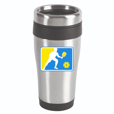Pickleball Logo 16oz Travel Tumbler
