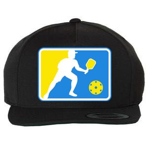 Pickleball Logo Wool Snapback Cap