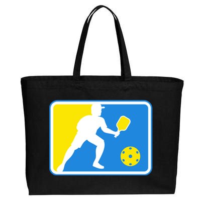 Pickleball Logo Cotton Canvas Jumbo Tote