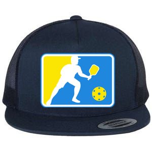 Pickleball Logo Flat Bill Trucker Hat