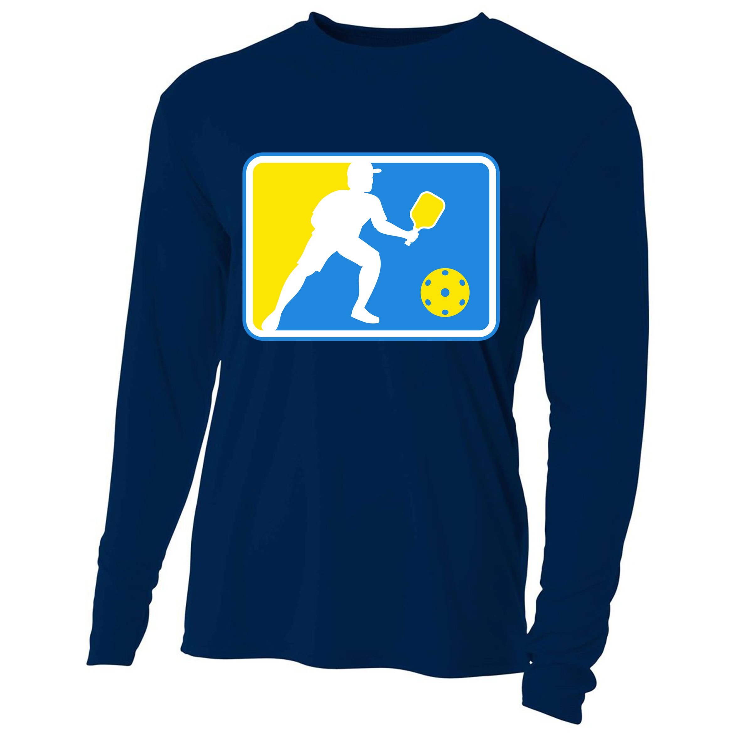 Pickleball Logo Cooling Performance Long Sleeve Crew