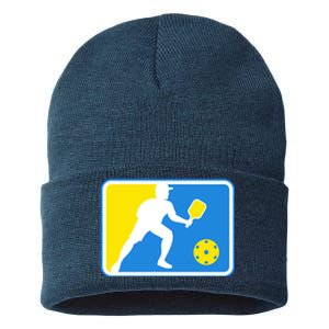 Pickleball Logo Sustainable Knit Beanie