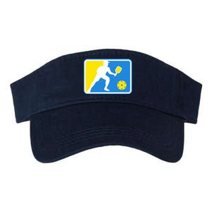 Pickleball Logo Valucap Bio-Washed Visor