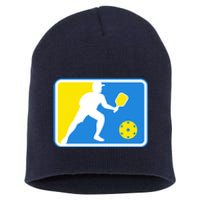 Pickleball Logo Short Acrylic Beanie