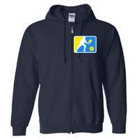 Pickleball Logo Full Zip Hoodie