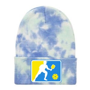 Pickleball Logo Tie Dye 12in Knit Beanie