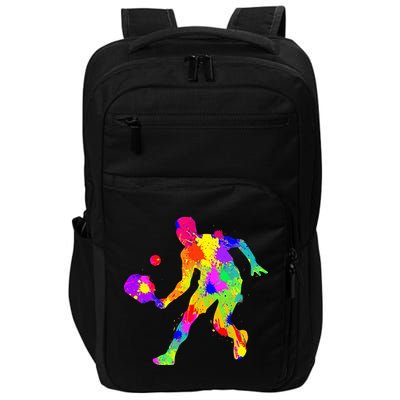 Pickleball Ladies Peace Love Pickleball Tie Dye Impact Tech Backpack