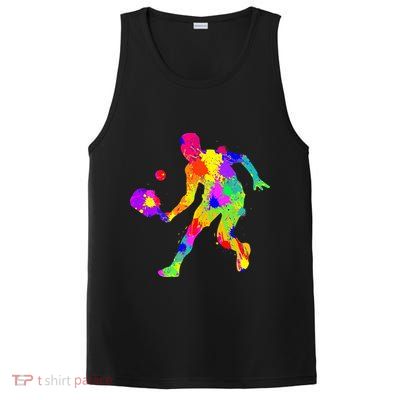 Pickleball Ladies Peace Love Pickleball Tie Dye PosiCharge Competitor Tank