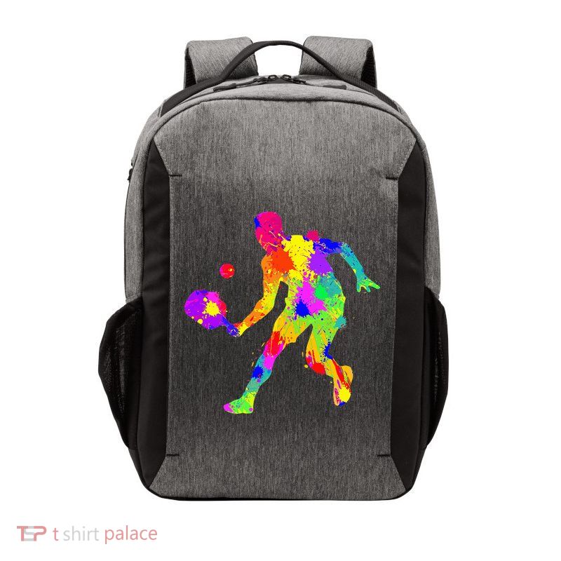 Pickleball Ladies Peace Love Pickleball Tie Dye Vector Backpack