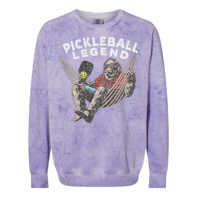 Pickleball Legend Colorblast Crewneck Sweatshirt