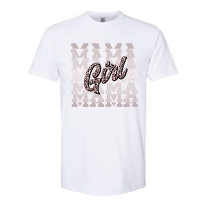 Pink Leopard Print Girl Mama Softstyle CVC T-Shirt