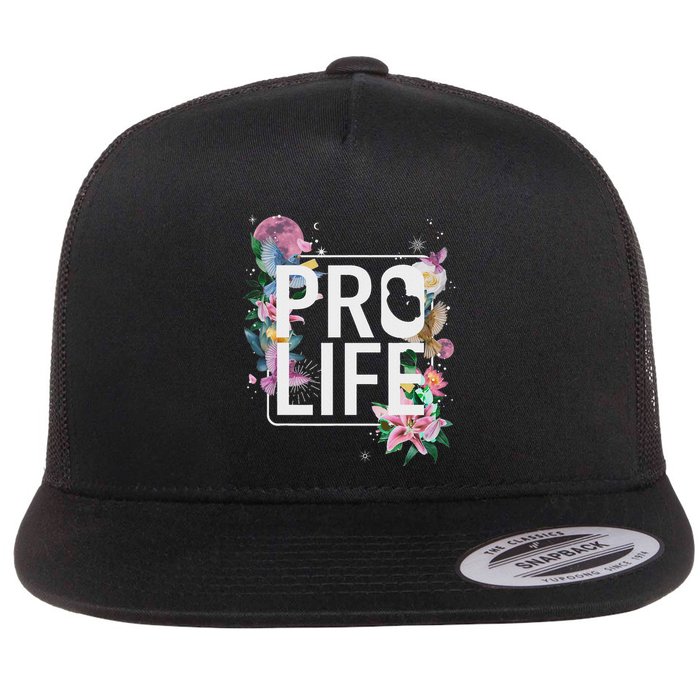 Pro Life Prolife Pro God Choose Life Conservative Christian Flatbill Hat