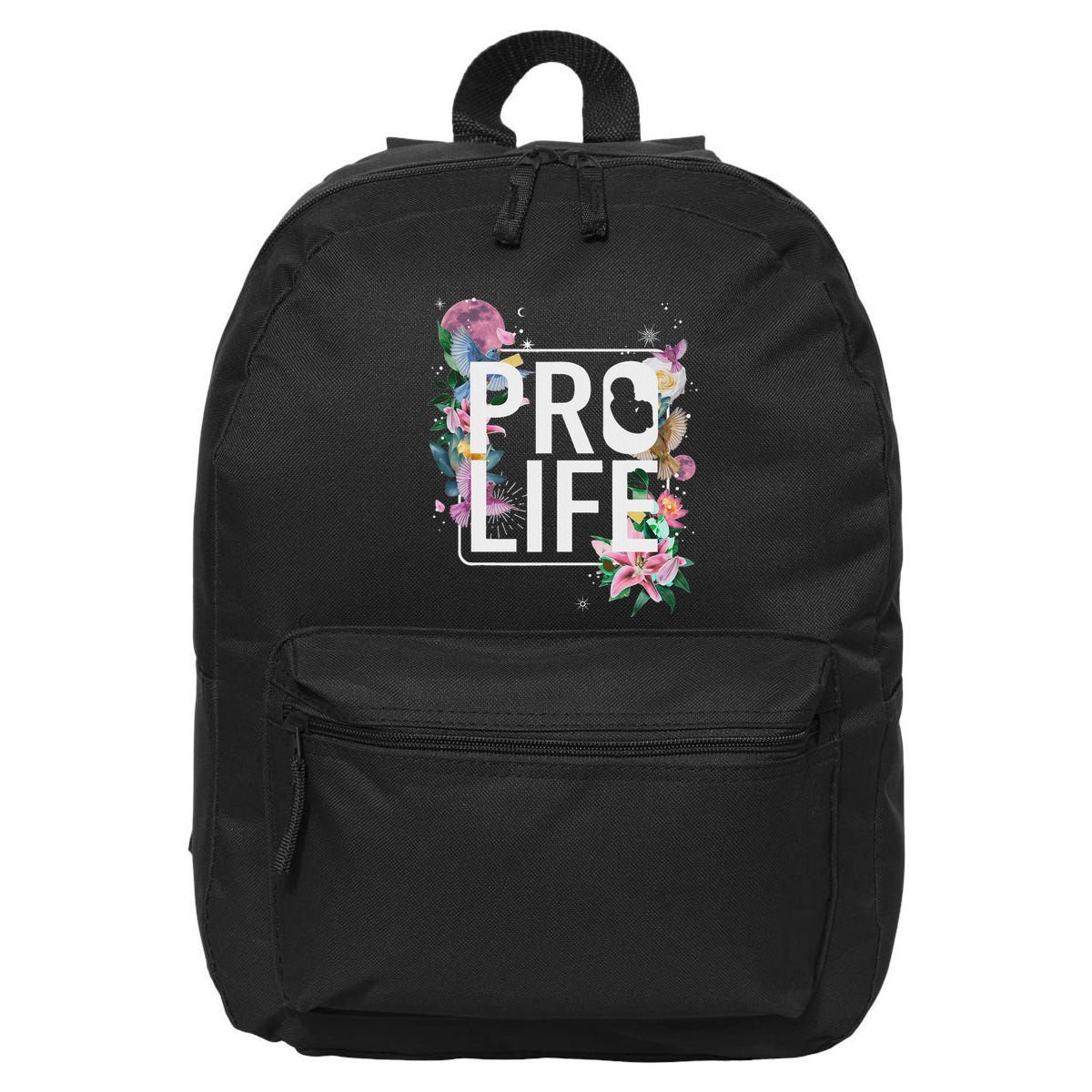 Pro Life Prolife Pro God Choose Life Conservative Christian 16 in Basic Backpack